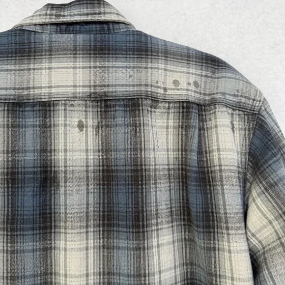 Carhartt Jacket Mens Medium Sherpa Lined Plaid Shirt Coat Workwear Fall 2019 - Picture 15 of 16